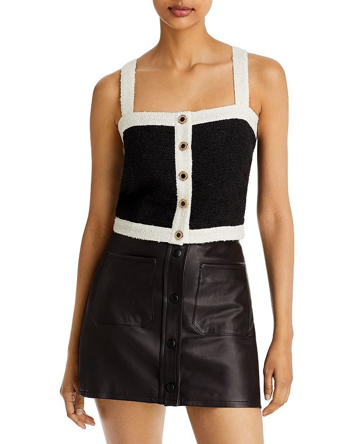 Tweed Button Front Tank - 100% Exclusive | Bloomingdale's (US)