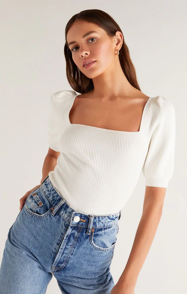 Sibyl Short Sleeve Sweater Top | Z Supply
