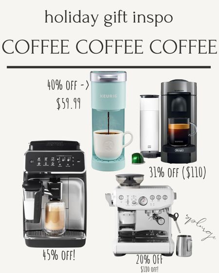 If coffee is life, you need these! TREAT YOURSELF! And I promise - these pay for themselves!! List curated from friends and fellow coffee addicts 🤗 

#LTKhome #LTKCyberWeek #LTKGiftGuide