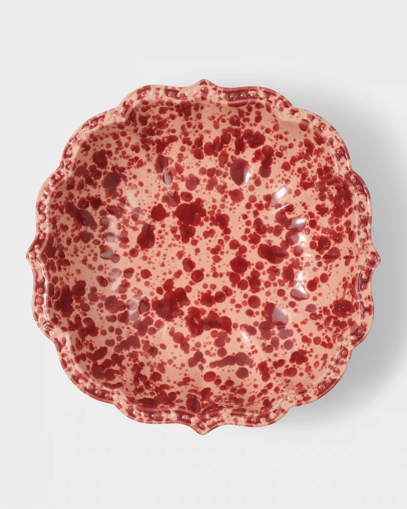Speckled Serving Bowl, Pink | Cabana Magazine