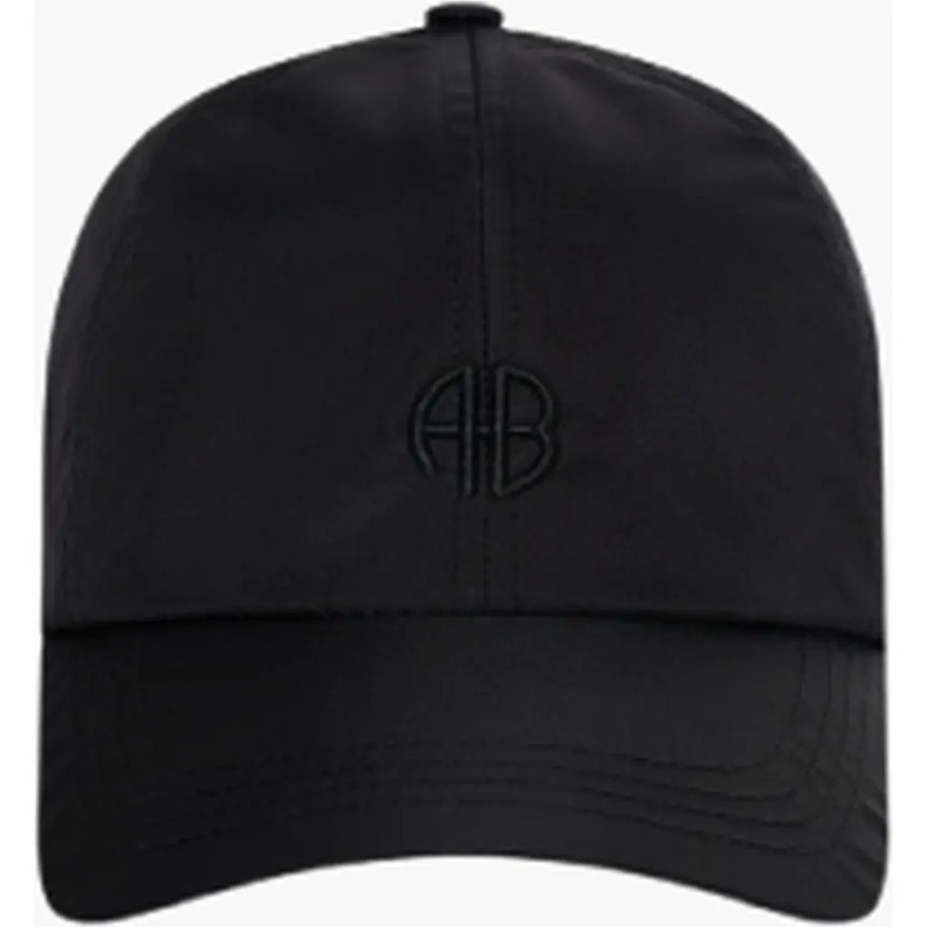 ANINE BING Jeremy Nylon AB Baseball Cap in Black at Nordstrom | Nordstrom