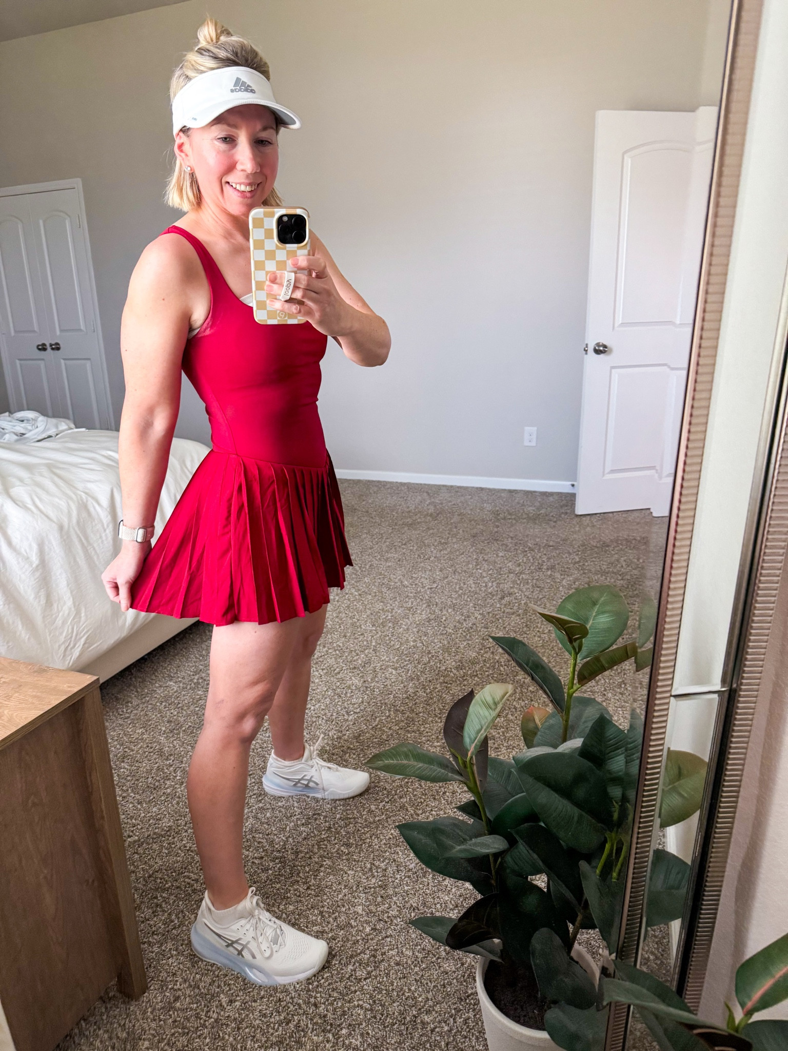 Tennis dress size XS - color wine 

Comes in lots of colors, is comfortable and has built in shorts 

#ltkover40 #ltkshoecrush #ltkfindsunder100 

#LTKFindsUnder50 #LTKPetite #LTKActive