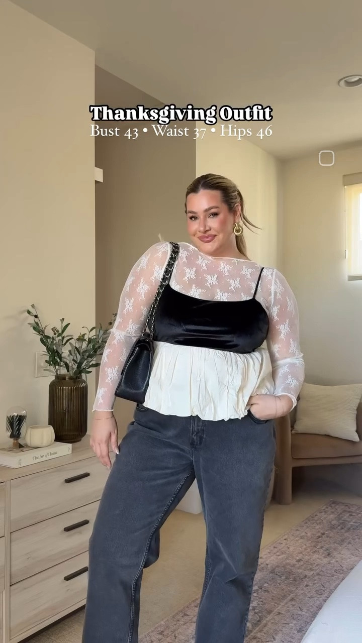 wearing a xl in tops and 33 in the jeans :) cutie thanksgiving outfit for warmer weather! 

#LTKHoliday #LTKStyleTip #LTKSeasonal