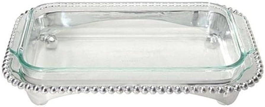 Mariposa Pearled Oblong Casserole Caddy | Amazon (US)
