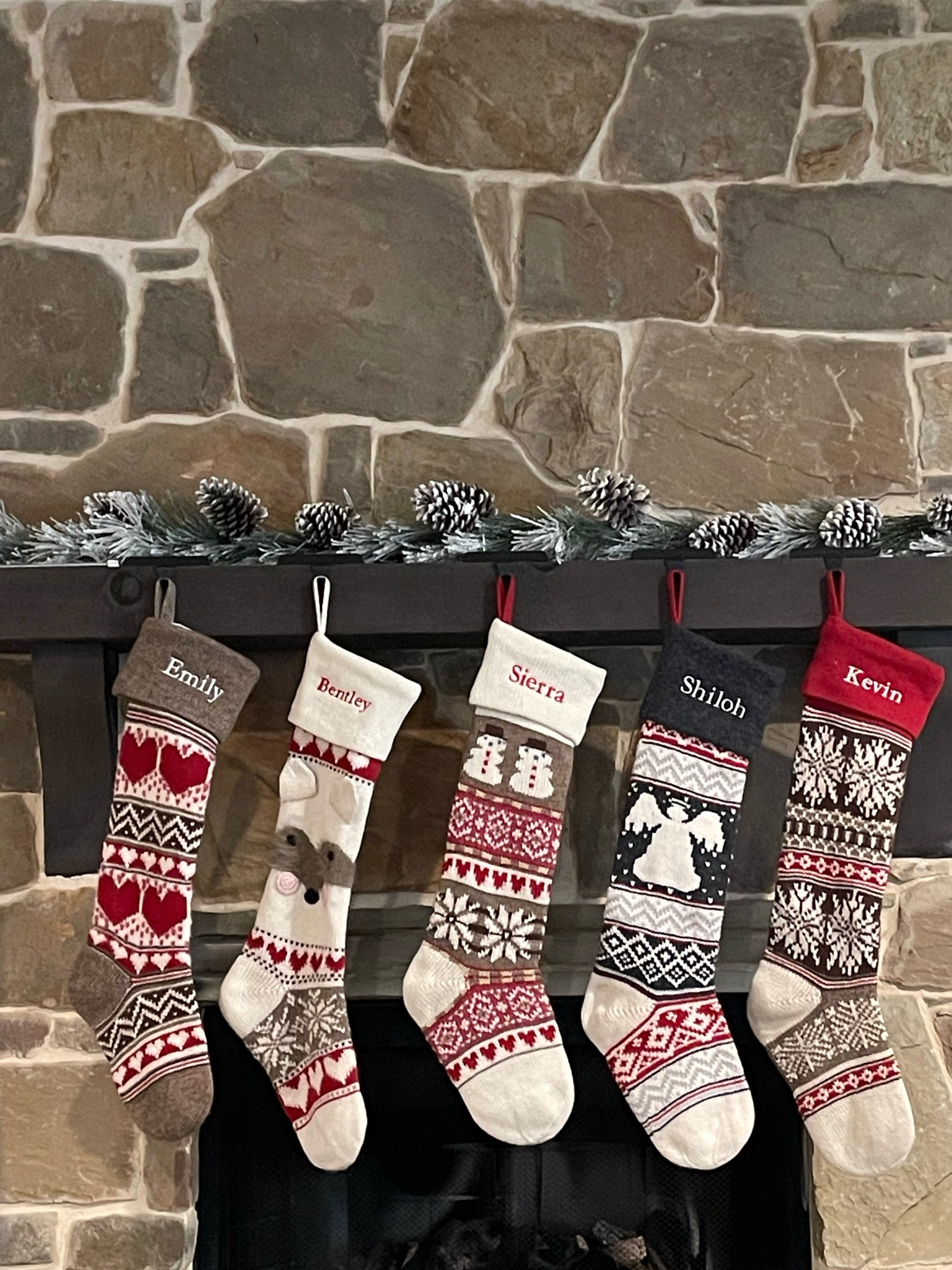 Pottery barn sales fair isle stocking