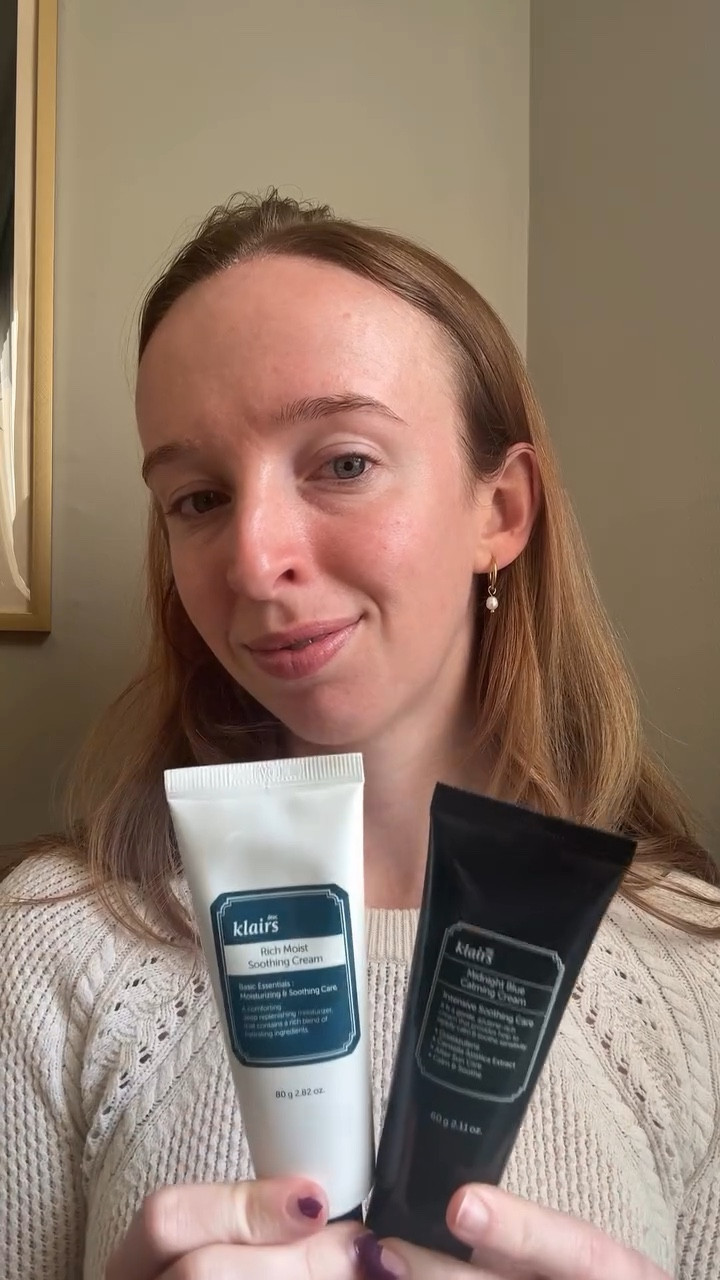 gifted by Dear, Klairs | Hydrating this holiday season with @klairs.global creams - one for intense hydration and one to soothe irritation 
Which is best for you?
🤍 Rich Moist Soothing Cream
💙 Midnight Blue Calming Cream

@klairs.us @skeepers_us #bluecomfortingduo #tiktokshopblackfriday #blackfridaysales #beauty #skincare #dryskin

#LTKselfcare #LTKBeauty #LTKgrwm
