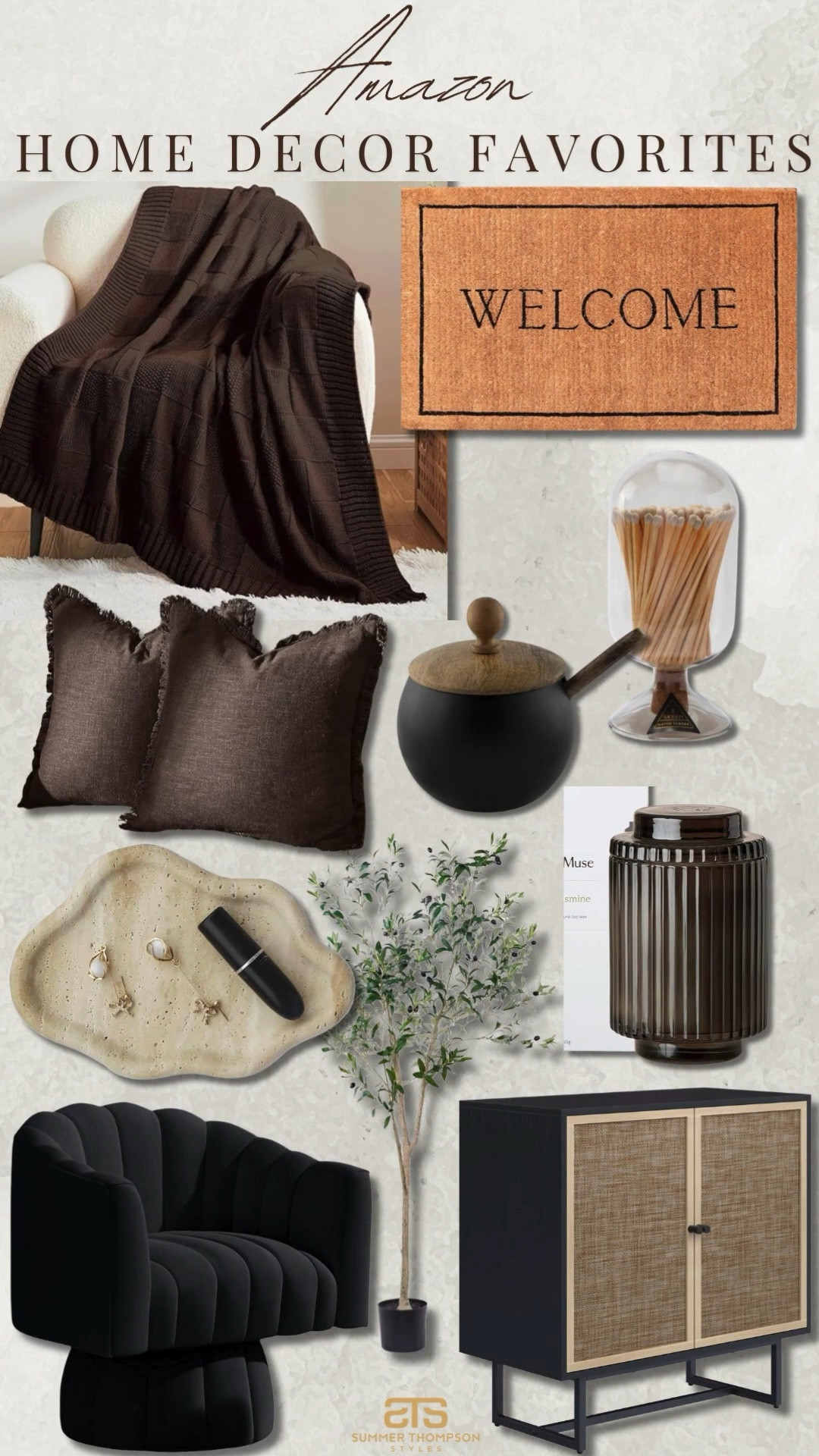 Chic Amazon finds to add to your home! 

Amazon chic aesthetic chocolate brown neutral trending best sellers viral affordable furniture home decor accents 

#summerthompsonstyles


#LTKMothersDay #LTKU #LTKHome