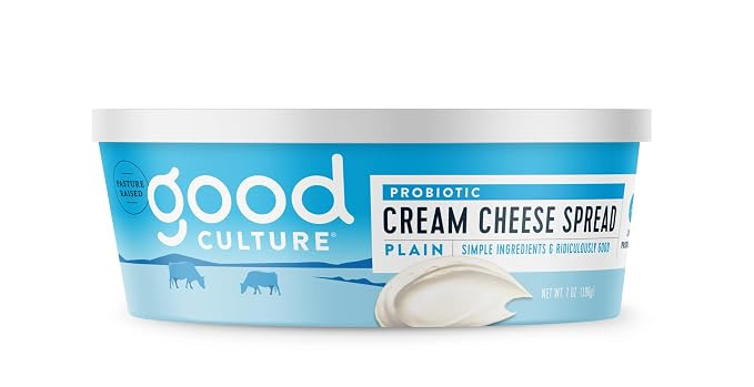 Good Culture Pasture Raised Plain Cream Cheese, 7 oz | Amazon (US)