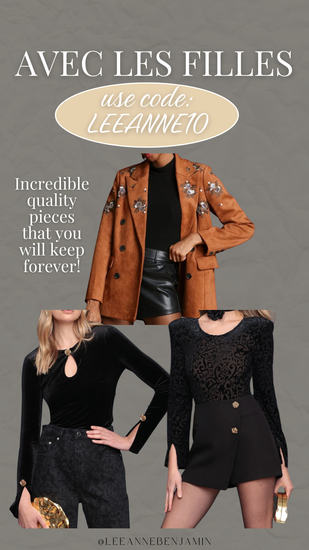 Incredible quality pieces for 10% off! Use code LEEANNE10! 

#LTKHoliday #LTKGiftGuide #LTKootd