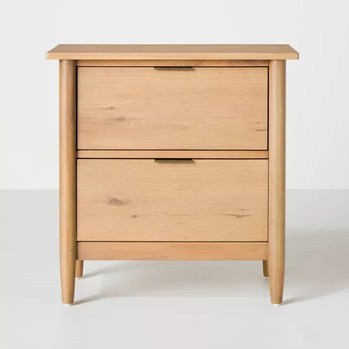2-Drawer Wood Nightstand - Hearth & Hand™ with Magnolia | Target