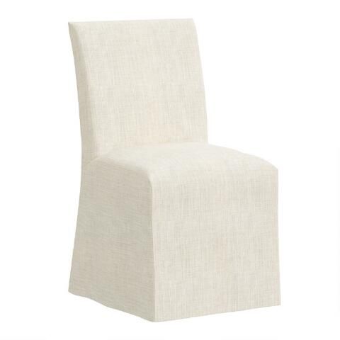 Landon Linen Slipcover Dining Chair | World Market