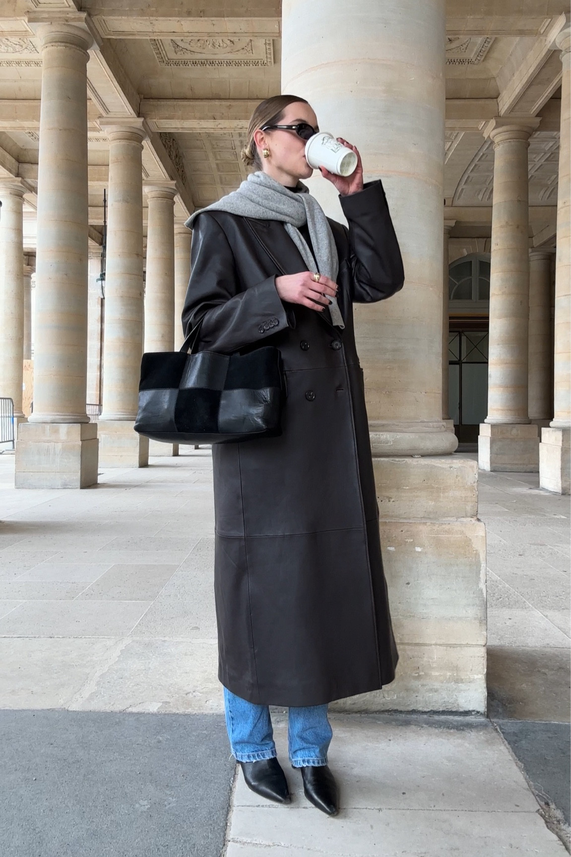 Brown leather coat for Spring and forever 

#LTKeurope #LTKSeasonal