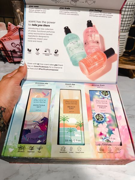 New scents from Pacifica Beauty! My favorite is definitely the beach day but passionfruit and Montana sky do smell amazing too. 

Beauty
Perfume
Fragrance 
Morning routine 

#LTKbeauty #LTKfindsunder50 #LTKGiftGuide