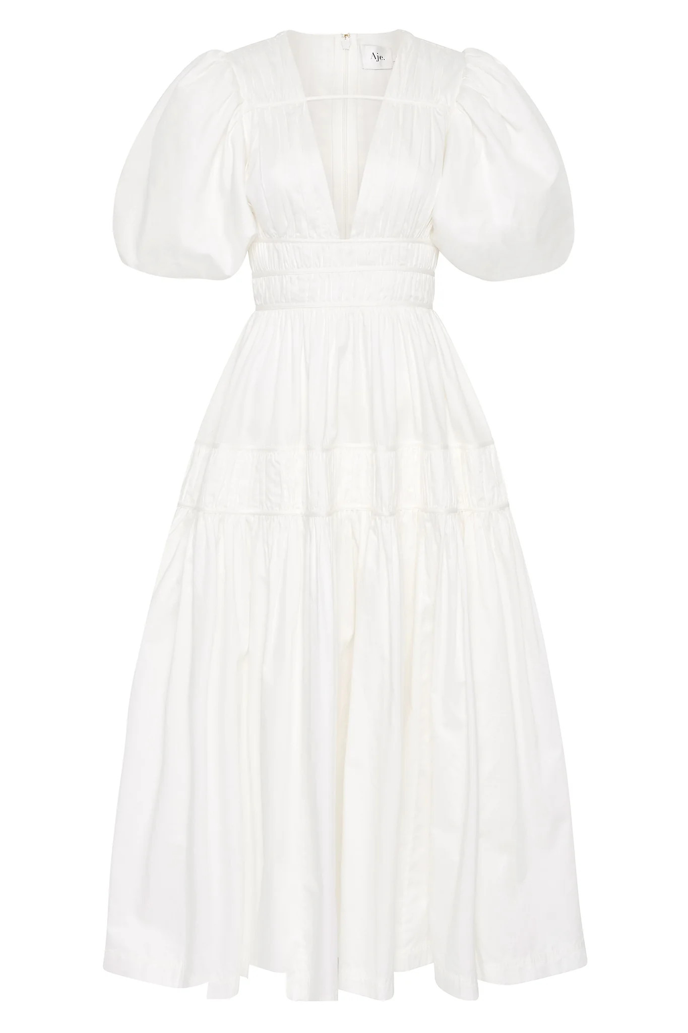Fallingwater Ruched Midi Dress | aje. (Australia)
