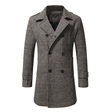 Tdoqot Jackets for Men- Solid Popular Turndown Collar Button-Up New Release Long Sleeve Mens coats B | Walmart (US)