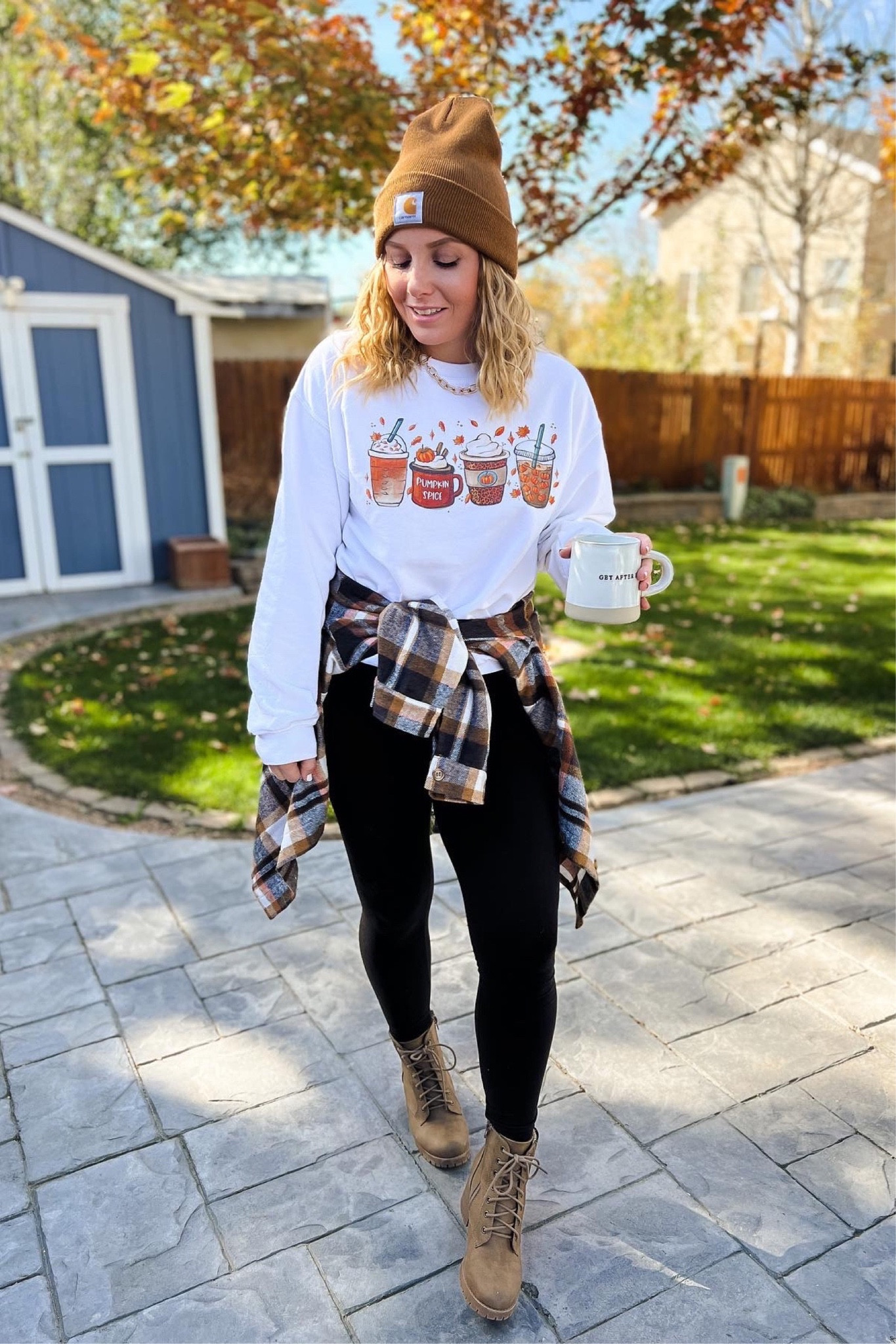 Fall flannel and leggings outfit. 
Wearing my true size! 

womens fashion
Casual outfit,
Fall outfits,
Graphic sweatshirt 
Fall 2023
Fall Fashion, 
Fall outfit inspo
 Fall outfit, fall work outfits, fall outfits women, casual ootd, mom outfit, everyday outfits, weekend outfits, amazon fashion, amazon Fall  favorites,mom ootd, casual fashion, Fall outfit ideas, casual Fall  day outfit, fall fashion trends, trendy mom outfits Fall, amazon Fall favorites, amazon finds, comfy Fall outfits, size 6 petite outfits, easy mom outfits,  brunch outfit, cute casual style, style over 30, casual mom style, affordable fashion, preppy outfits Fall , early fall transition outfits,  amazon tops, casual wearing, casual top, college outfit ideas, leggings outfit,


#LTKunder50 #LTKstyletip #LTKshoecrush