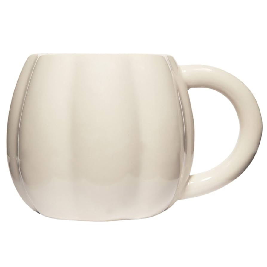 Sweet Water Decor Cream Pumpkin Coffee Mug - 19 oz Halloween Mug Dishwasher & Microwave Safe - Ha... | Amazon (US)