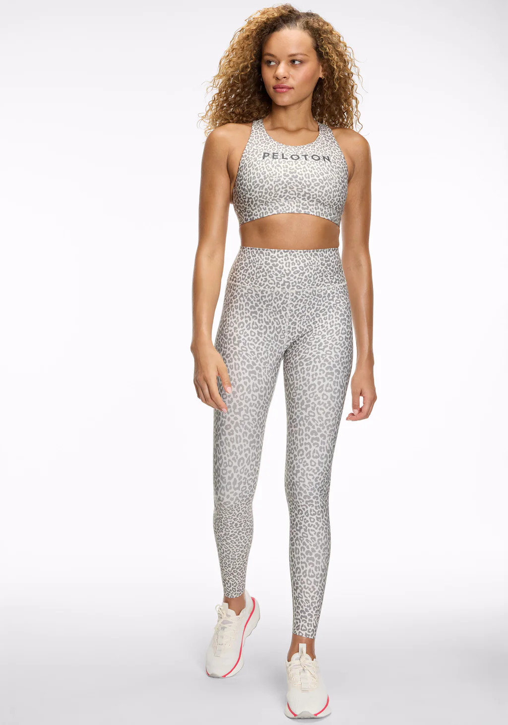 Stone Animal Print Cadent Legging Set | Peloton Apparel