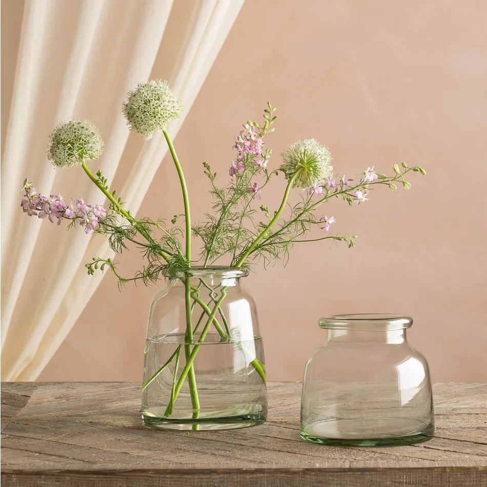 Mickleton Clear Glass Vases | Graham and Green