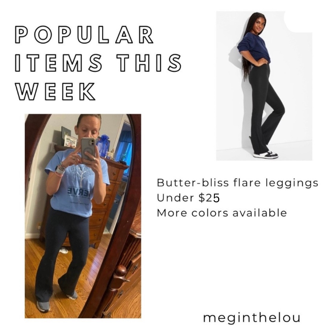 These leggings are so soft, warm but not heavy, and comfortable at the same time; called butter bliss, and that sums it up so well.  These would be a great gift and give a price brand a run for their money.  

#target #giftforher #giftforteen #teengirl #designerdupe #under25 #budgetfriendly #flareleggings 


#LTKU #LTKOver40 #LTKFindsUnder50 #LTKGiftGuide #LTKActive
