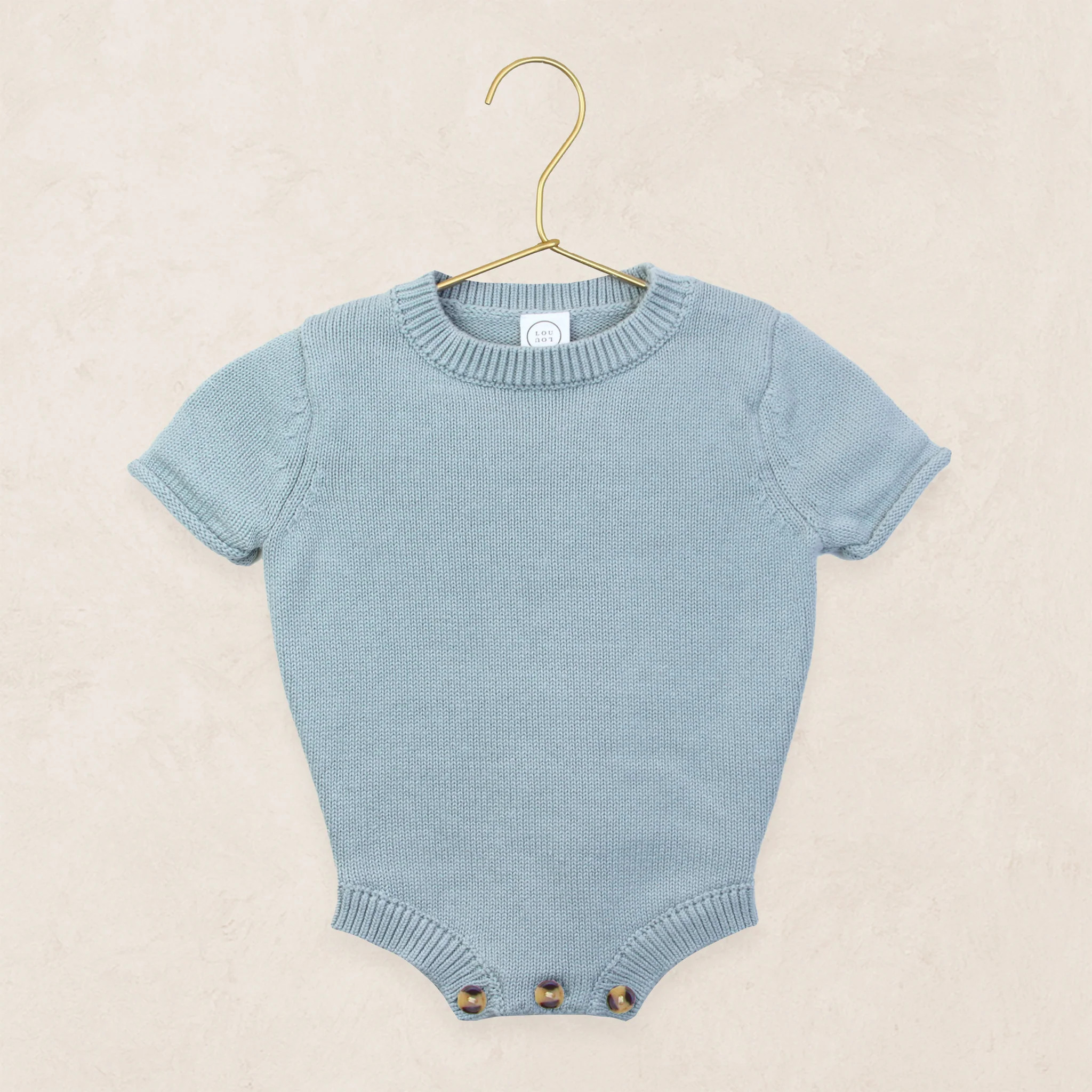 Knit Onesie - Steele | Lou Lou & Company
