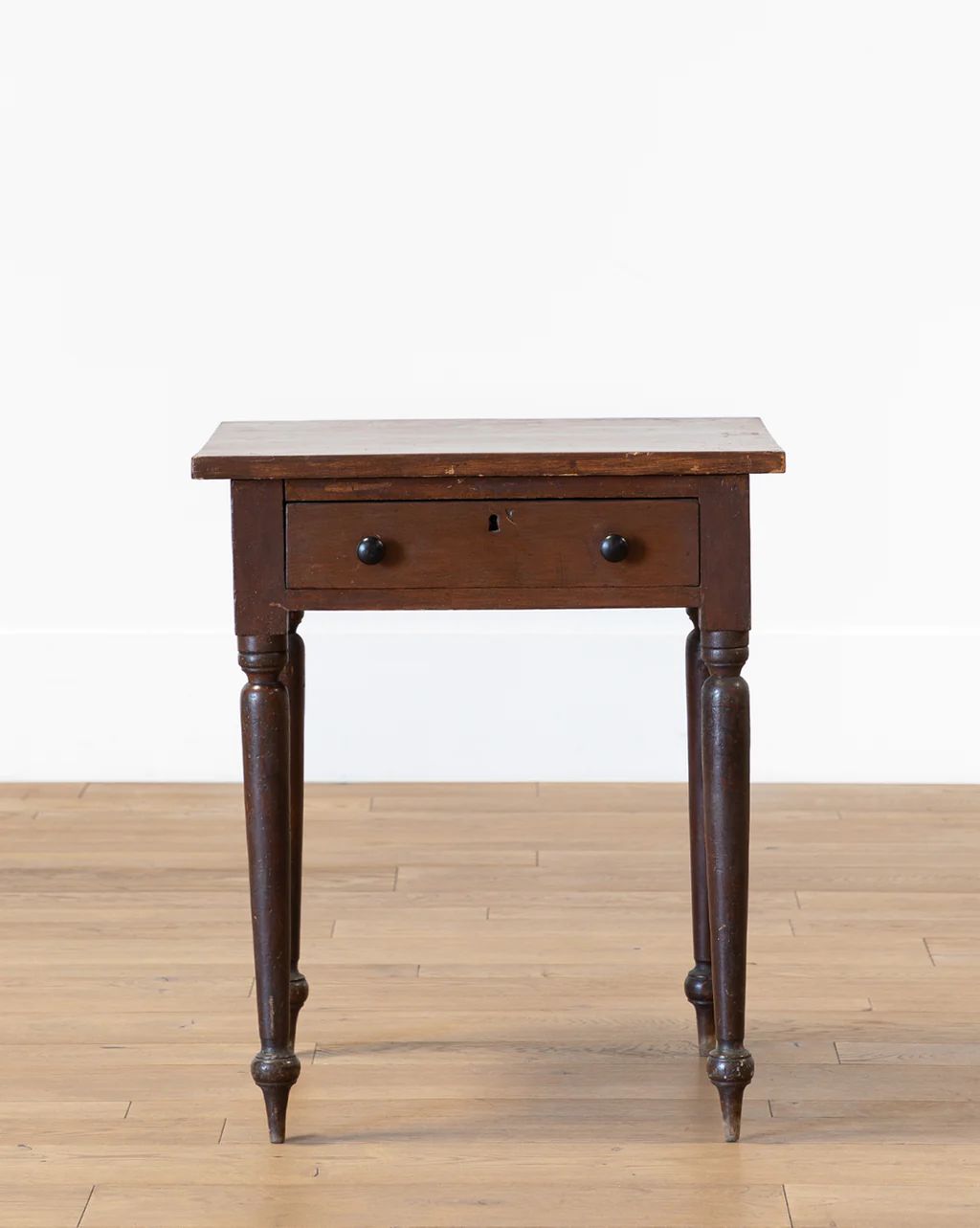 Vintage Dark Wooden Side Table | McGee & Co.