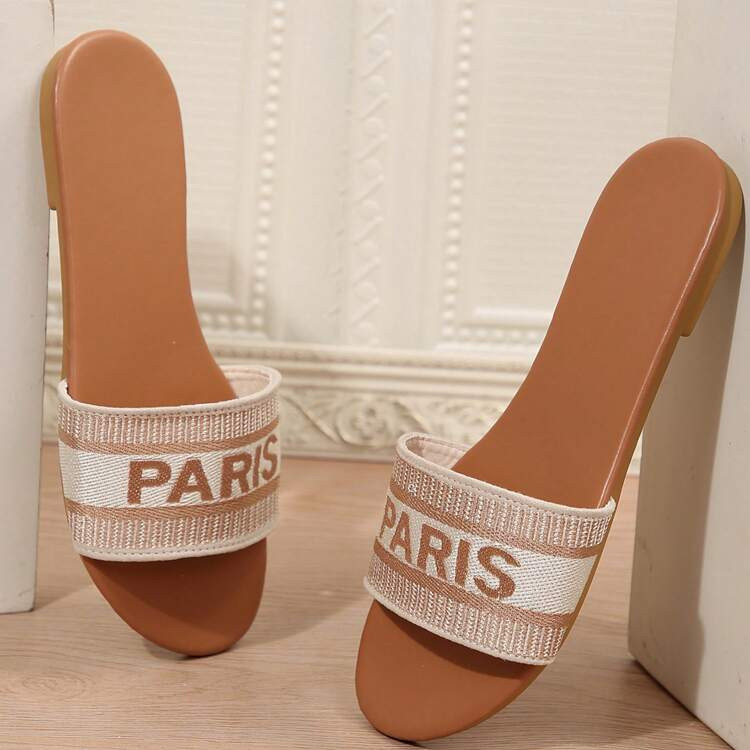 Comfy women Open toe slide sandals | SHEIN