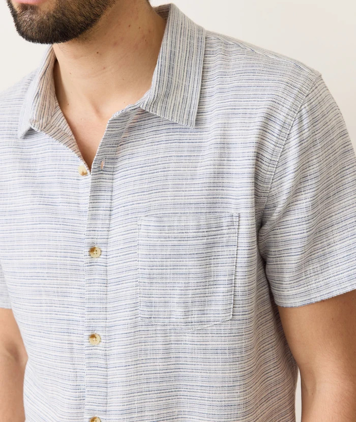 Stretch Selvage Short Sleeve Shirt | Marine Layer