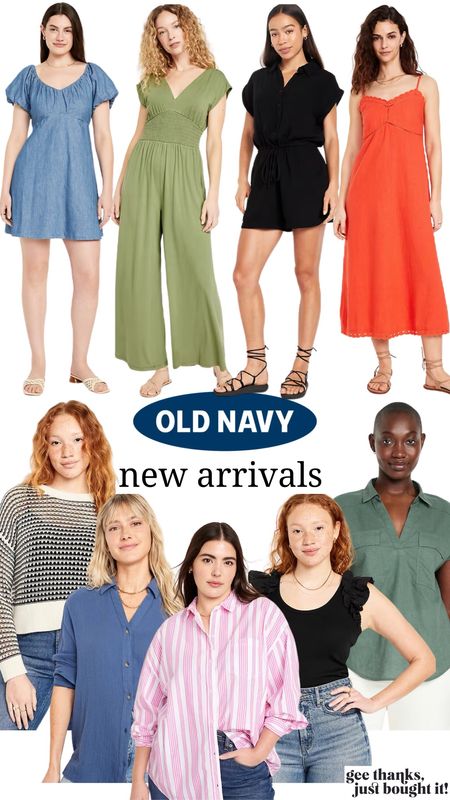More new arrivals from Old Navy!! So many good pieces for spring and summer!! 

#LTKstyletip #LTKSeasonal #LTKmidsize