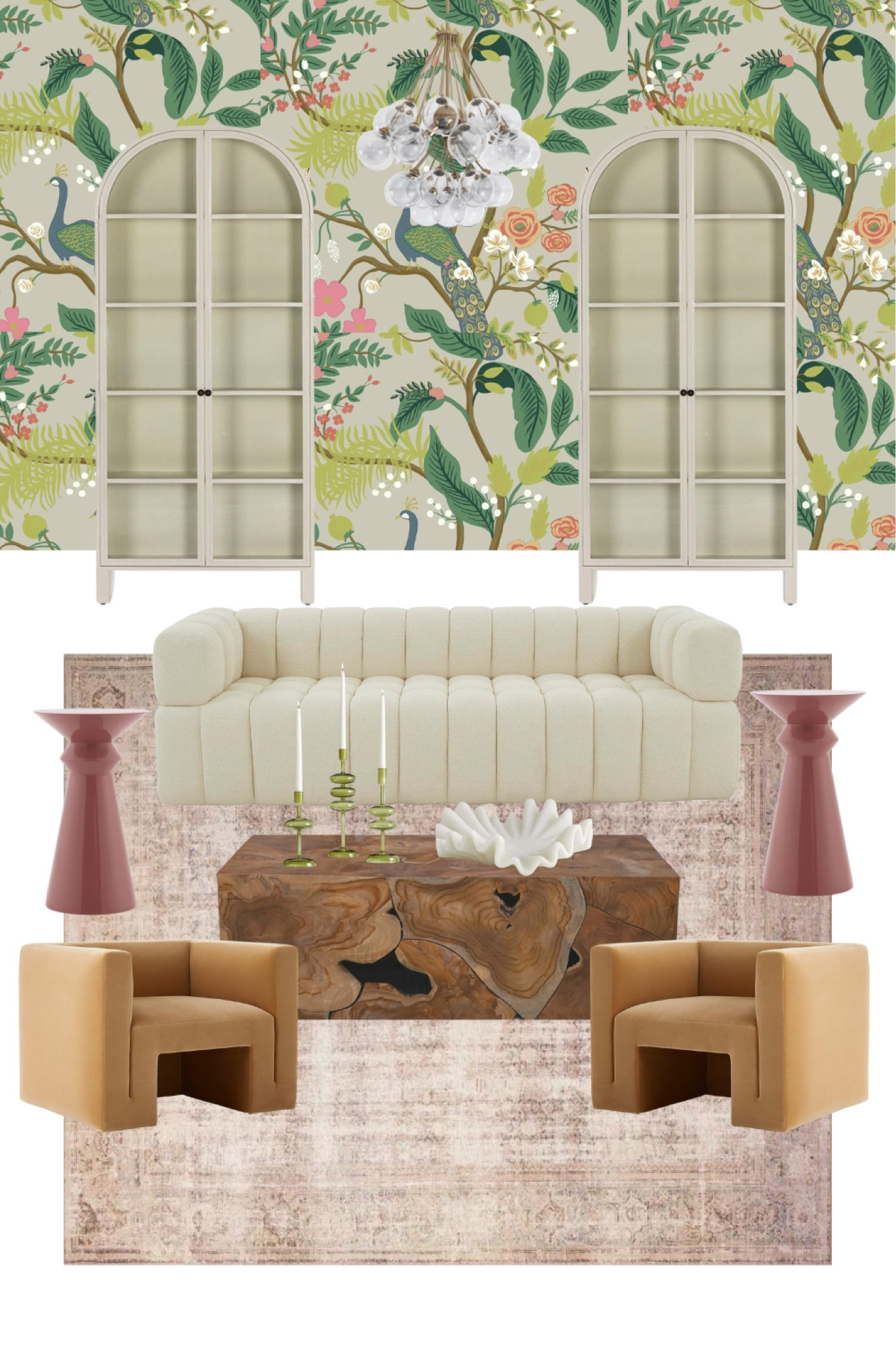 Grand millennial living room eclectic living room decor colorful living room 

#LTKunder50 #LTKfamily #LTKhome