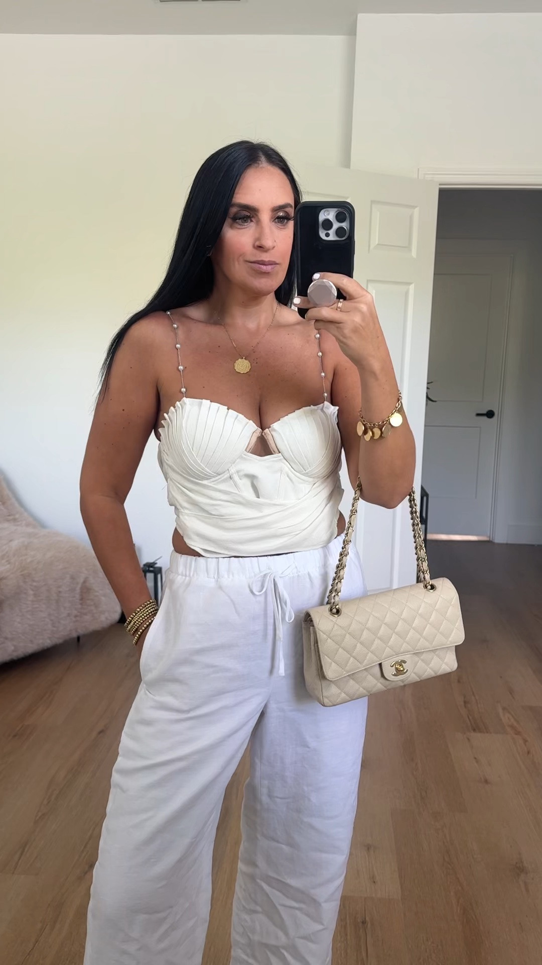 Jluxlabel Arielle corset crop top back in stock