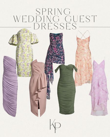 Spring Wedding Guest Dresses from Saks! #kathleenpost #SaksFifthAve #weddingguest #springweddingguest