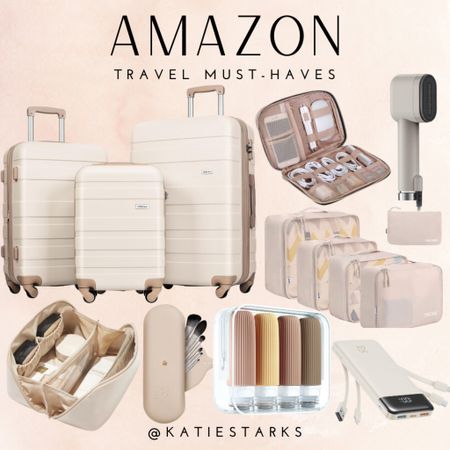 Amazon travel must-haves! Luggage - packing organizers - toiletry holders - power banks 

#LTKFindsUnder50 #LTKFindsUnder100 #LTKTravel