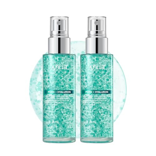 ANUA PDRN Collagen Glow Facial Serum Spray, Hydrating Face Mist, Hyaluronic Acid, dewy glass finish, All Skin Types, Instant Plumping Hydration, Firming Care, Korean Skincare, 3.38 fl oz (Pack of 2) | Amazon (US)