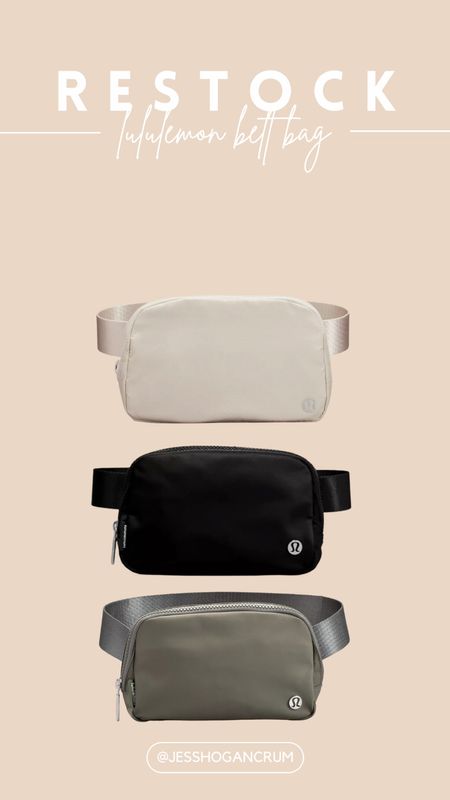 lululemon belt bag, restock, travel, fitness, gym, every day wear, it bag, 2022 favorites 

#LTKitbag #LTKtravel #LTKunder50