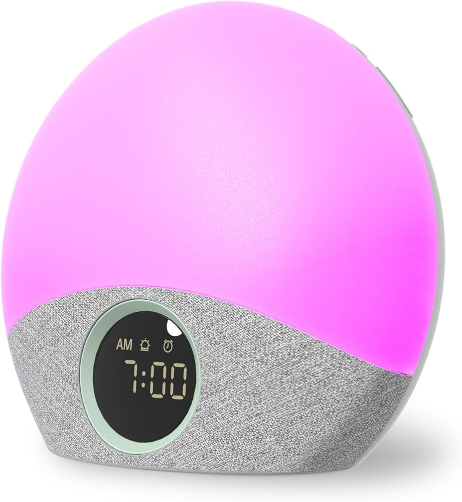 Momcozy Sunrise Alarm Clock Sound Machine with Night Light for Bedroom, Alarm Clock Simulates Sun... | Amazon (US)