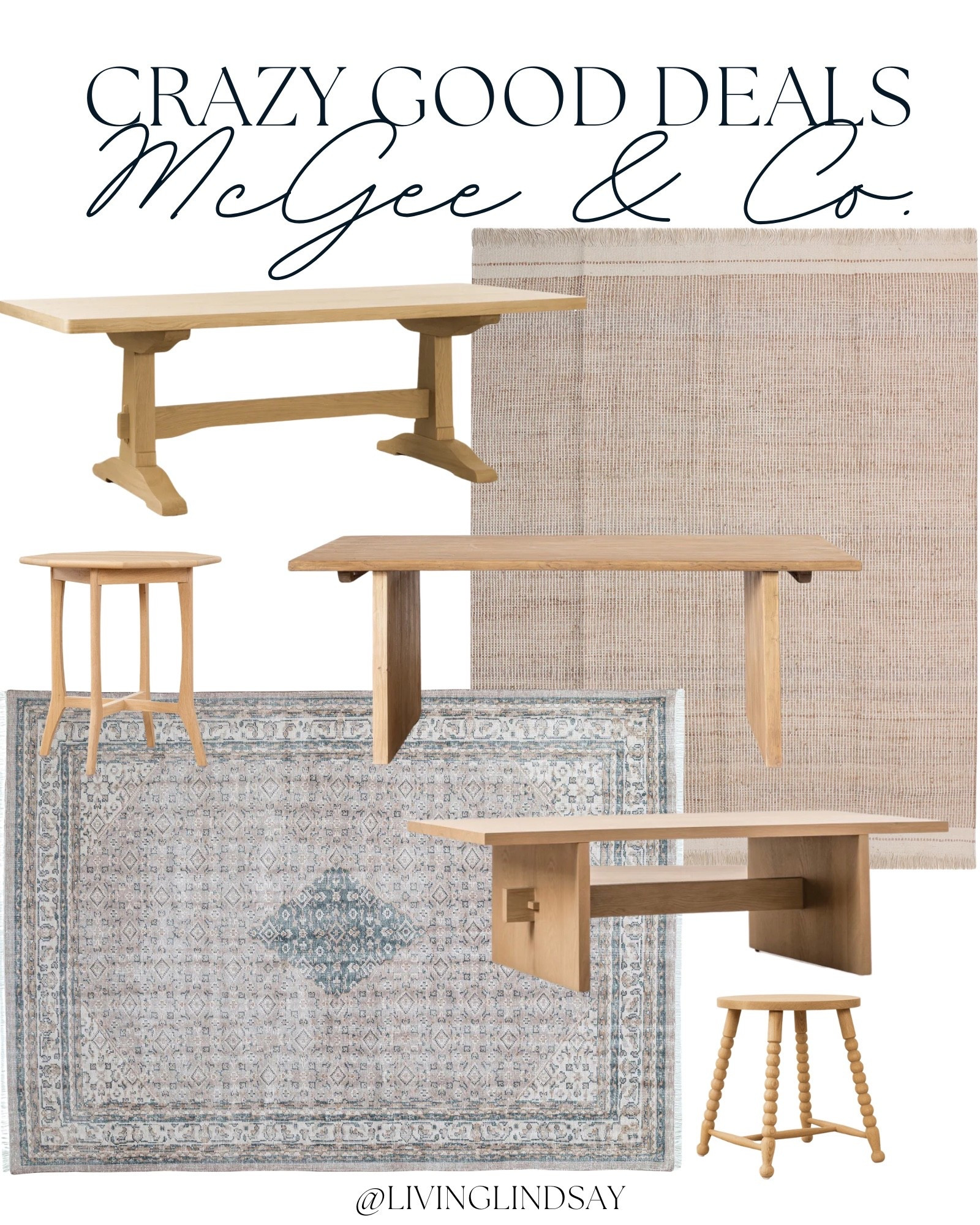 McGee & Co. sale finds I’m loving right now 🤍
McGee & Co, McGee and Co sale, Studio McGee, organic modern, coastal home, Nancy Meyers style, neutral home decor, white oak furniture, designer furniture, coffee table, console table, accent table, neutral rug, jute rug, vintage style rug, living room decor, home styling, designer home finds, luxury home decor, high-end home, timeless furniture, home deals, sale finds