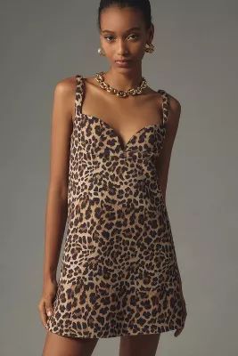 Dhruv Kapoor Leopard Mini Dress | Anthropologie (US)