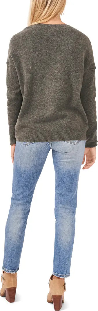Exposed Seam Crewneck Sweater | Nordstrom