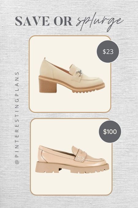 Save or splurge loafer 

#LTKunder50 #LTKworkwear #LTKshoecrush