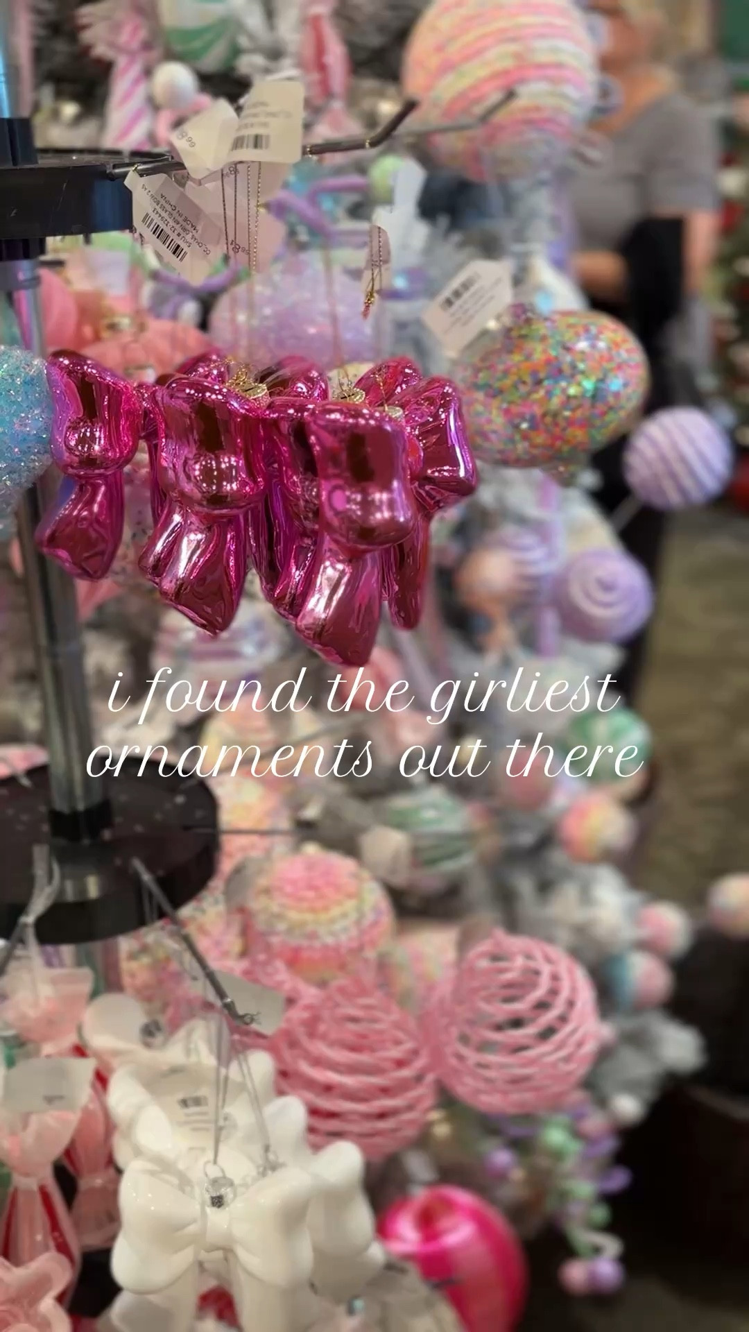 I found the girliest ornaments out there!! All under $10 and 30% off!! 🎀 Darling for the girly trees, gift toppers, or an ornament swap! ✨

#LTKGiftGuide #LTKParties #LTKHoliday