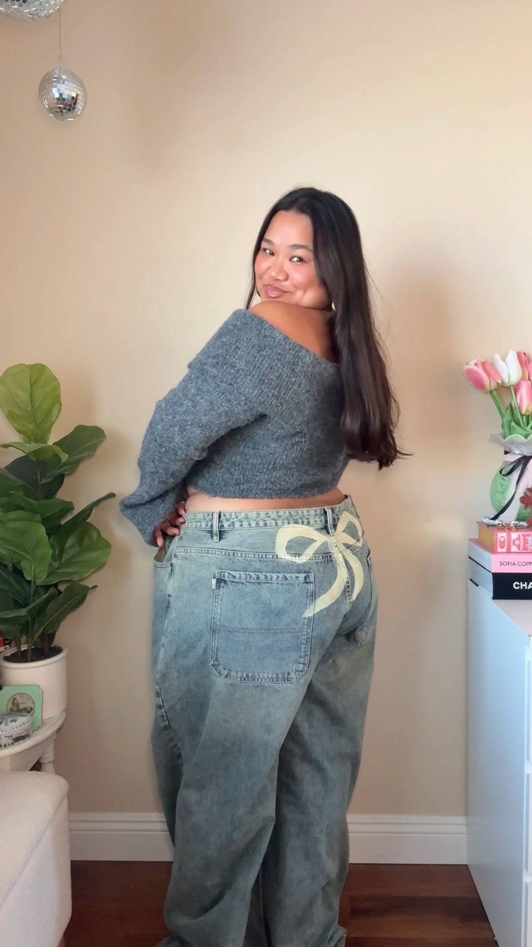The perfect plus size baggy jeans🎀🫶

#LTKFindsUnder100 #LTKStyleTip #LTKPlusSize