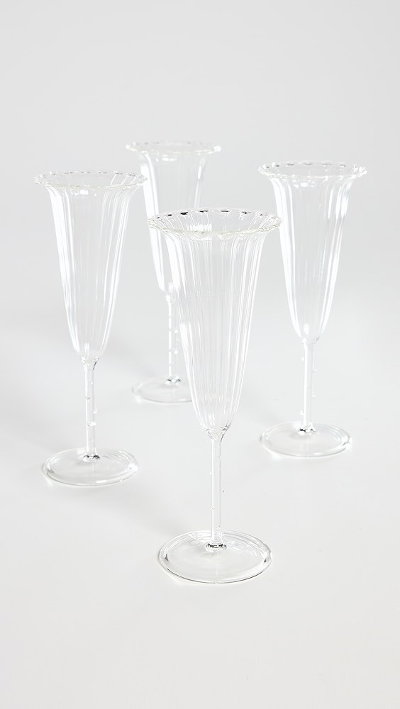 Sophie Lou Jacobsen Set of 4 Angel Flute Glasses | Shopbop | Shopbop