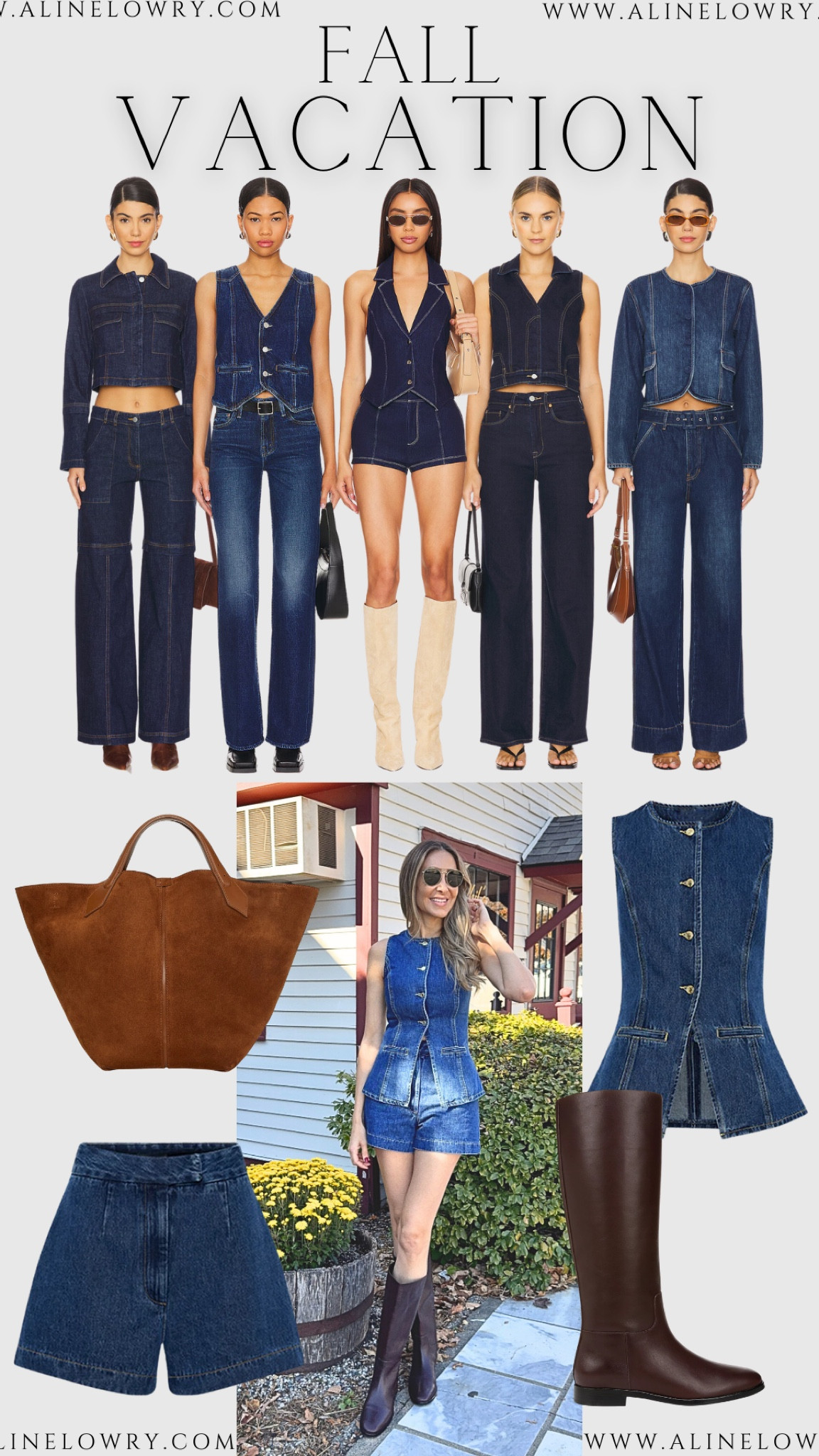 What I wore to Vermont for my Fall Vacation. Fall outfits, Denim on Denim outfits, Denim sets. 

#LTKU #LTKSeasonal #LTKStyleTip