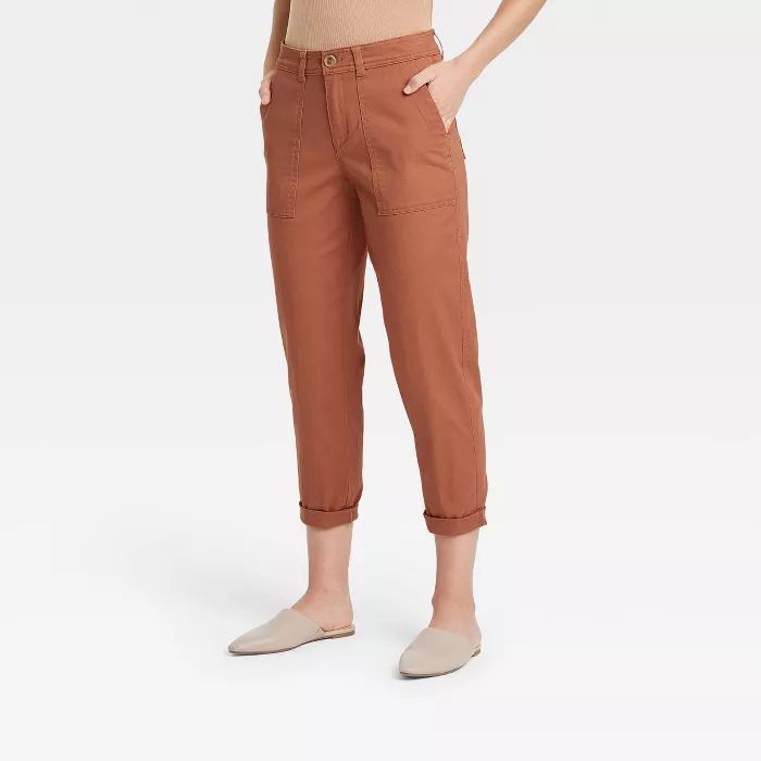 Women's High-Rise Utility Ankle Pants - A New Day™ | Target