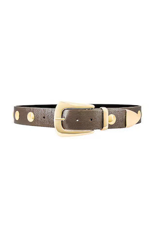 B-Low the Belt Jordana Mini Moto Metallic Belt in Pewter & Gold from Revolve.com | Revolve Clothing (Global)
