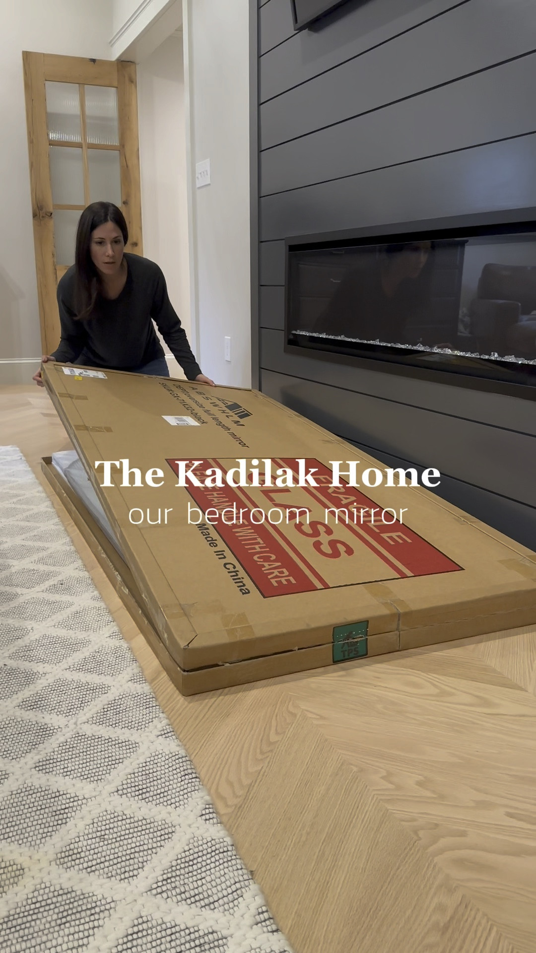 We're putting our primary suite together, and I'm so happy to finally have a full-sized mirror (after literally almost a year in this house already😅) but this is exactly what I was looking for! A super sleek, modern, and sturdy floor mirror.
#archedmirror #floormirror #bedroommirror #primarysuite 

#LTKVideo #LTKhome