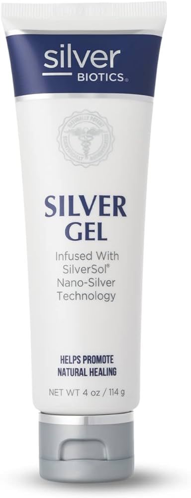 Amazon.com : Silver Biotics Colloidal Nano SilverSol Ag₄O₄ 20 ppm Healing & Soothing Gel | Gr... | Amazon (US)
