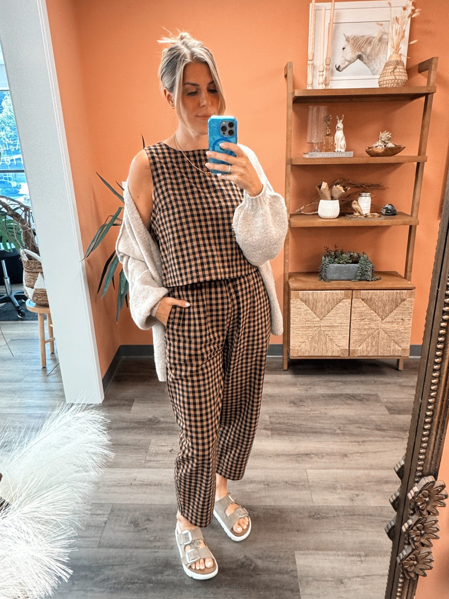 Loving all the gingham prints this fall 

#LTKFindsUnder50 #LTKOver40 #LTKMidsize