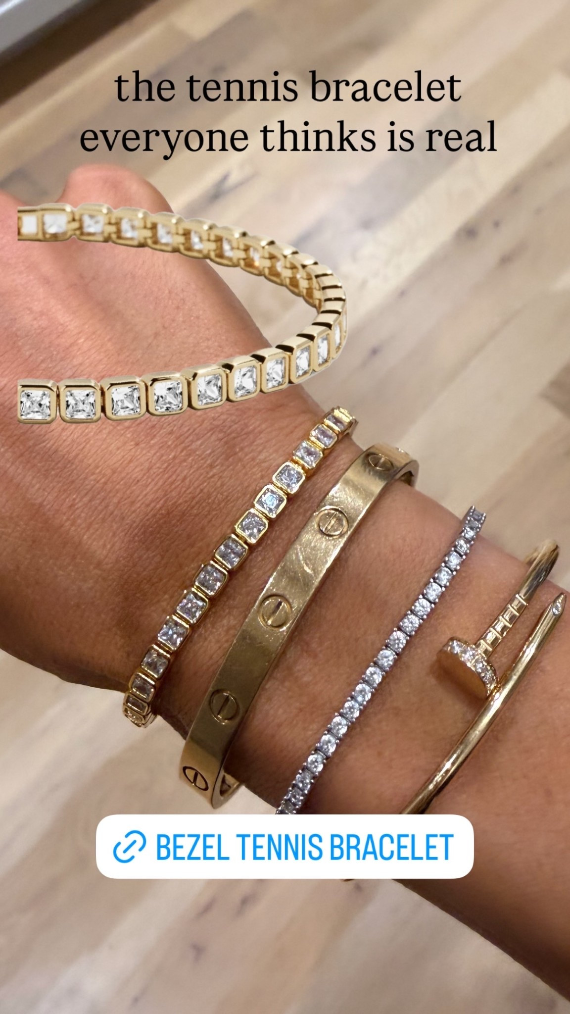 the tennis bracelet everyone thinks is real  @baublebar